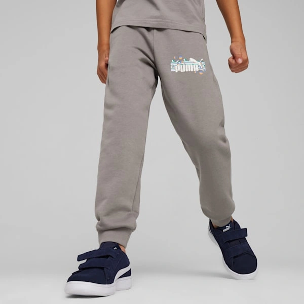 SOS! Sweatpants leanaí beaga samhraidh Puma! Tá an ghrian ag glaoch!